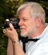 Photographer using Chest Pod